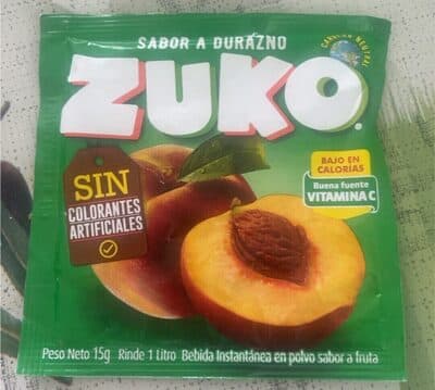 ZUKO SABOR A DURAZNO 15 GR