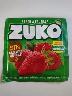ZUKO SABOR A FRUTILLA 15 GR