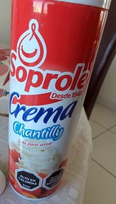 CREMA CHANTILLY SOPROLE 250 GRAMOS