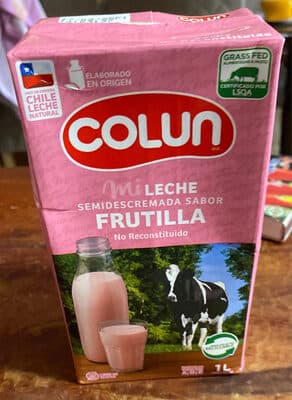 LECHE COLUN SEMI DESCREMADA FRUTILLA 1LT