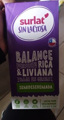 LECHE SURLAT SEMI DESC S LACTOSA 1 L