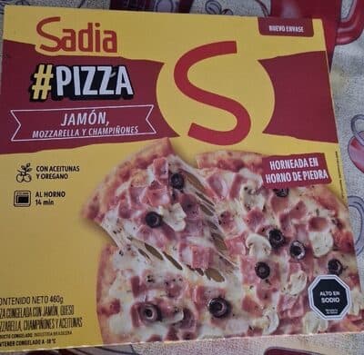 SADIA PIZZA JAM, MOZZARE Y CHAMPI 460G