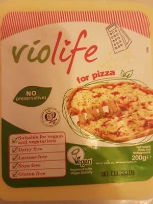 QUESO GOUDA VIOLIFE ORIG. P/PIZZA 200 GR