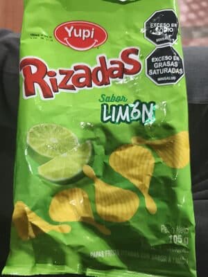 PAPAS FRITAS RIZADAS LIMON YUPI 105 GR
