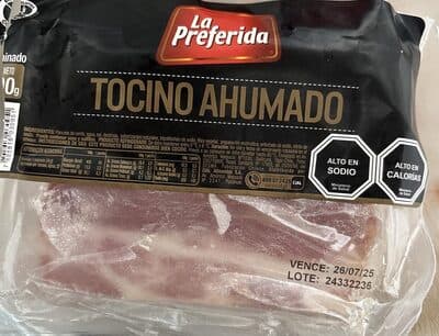 TOCINO AHUMADO LA PREFERIDA 500 GR
