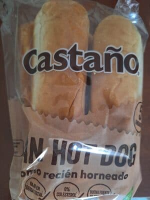 HOT DOG CASTAÑO 5 UNDS 300GR
