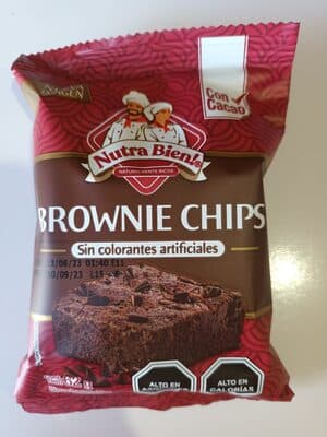 BROWNIE CHIP 62 GRAMOS NUTRA BIEN