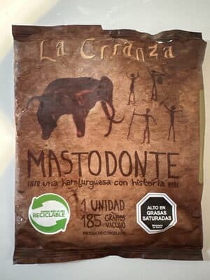 HAMBURGUESA MASTODONT 185 GRAMOS